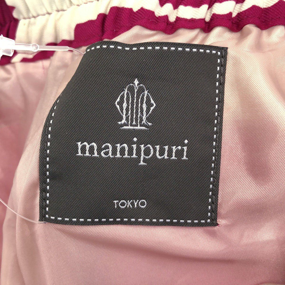 manipuri 未開封 manipuri マニプリ ポリエステルスカーフパンツ ピンク系 F