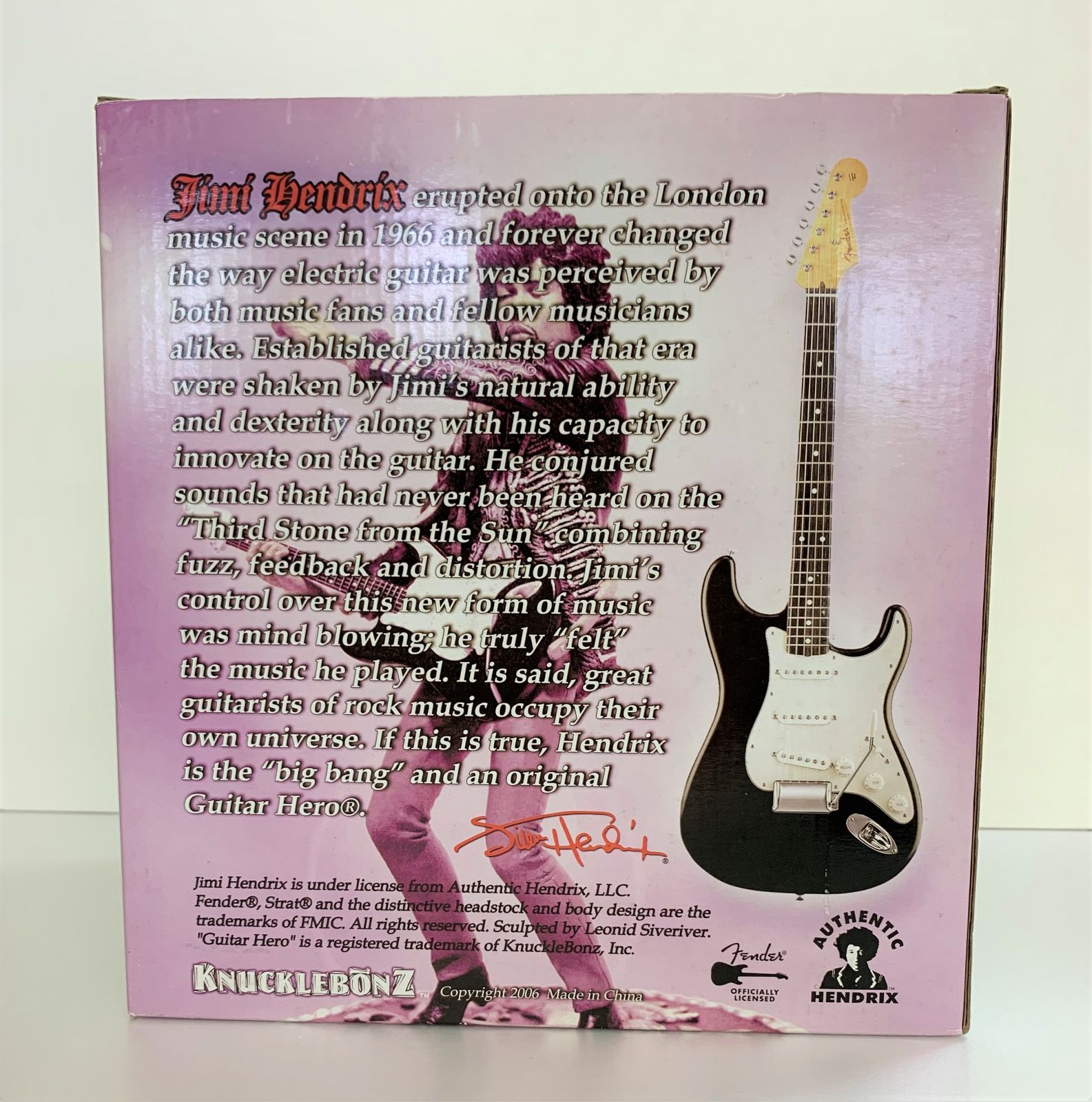 ジミー・ヘンドリックス Jimi Hendrix スタチュー フィギュア ジミヘン