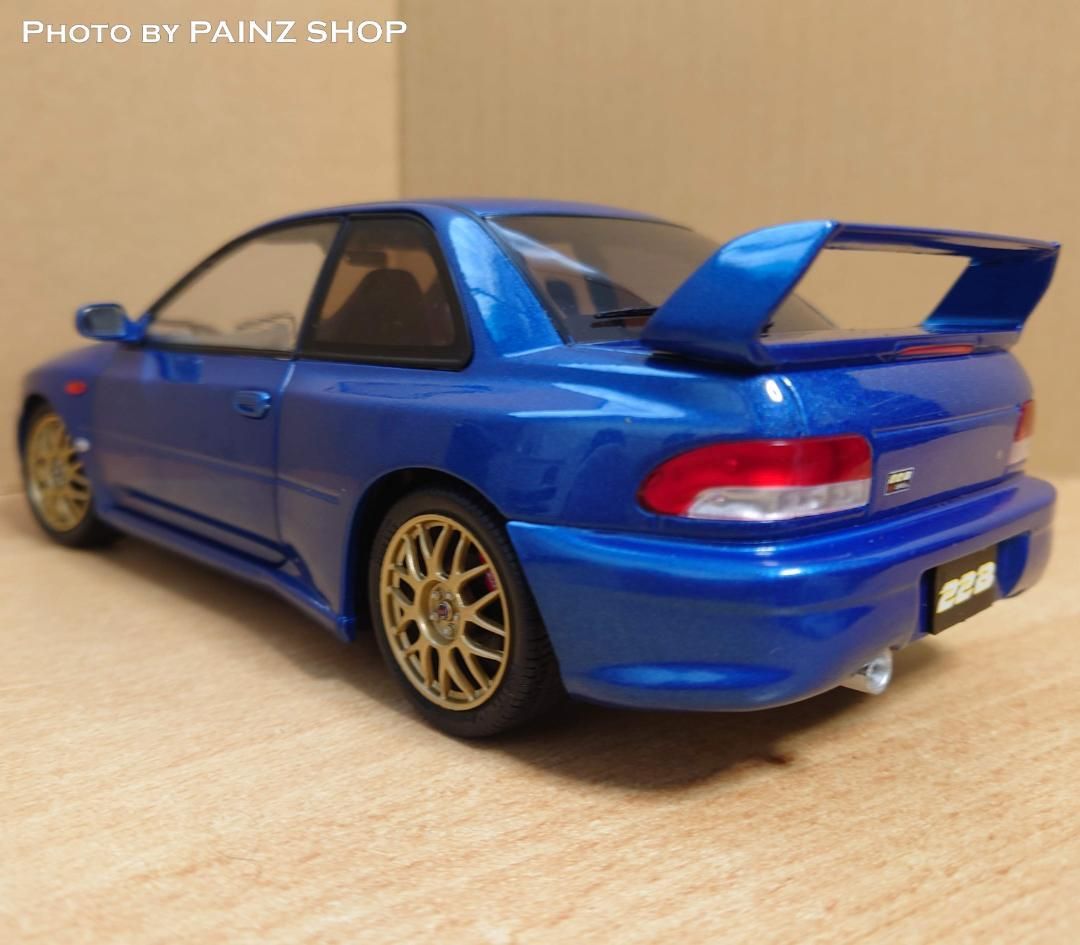 1/18 スバル インプレッサ 22B 1998 ブルー ソリド製 - メルカリ