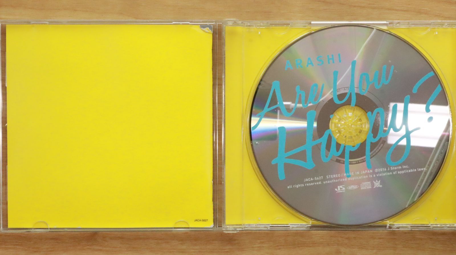 国内盤CD☆嵐/Arashi□ Are You Happy～(通常盤) 【JACA5627