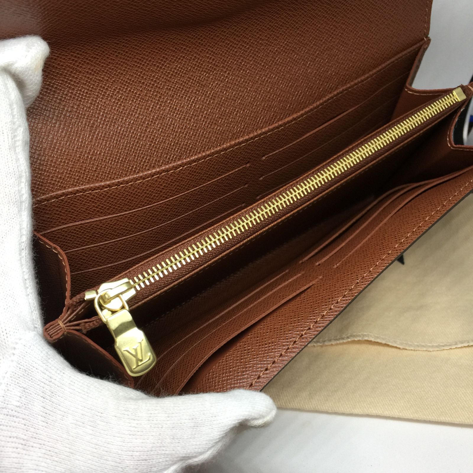 ルイヴィトン 長財布 二つ折り メンズ レディース ポルトフォイユ サラ  