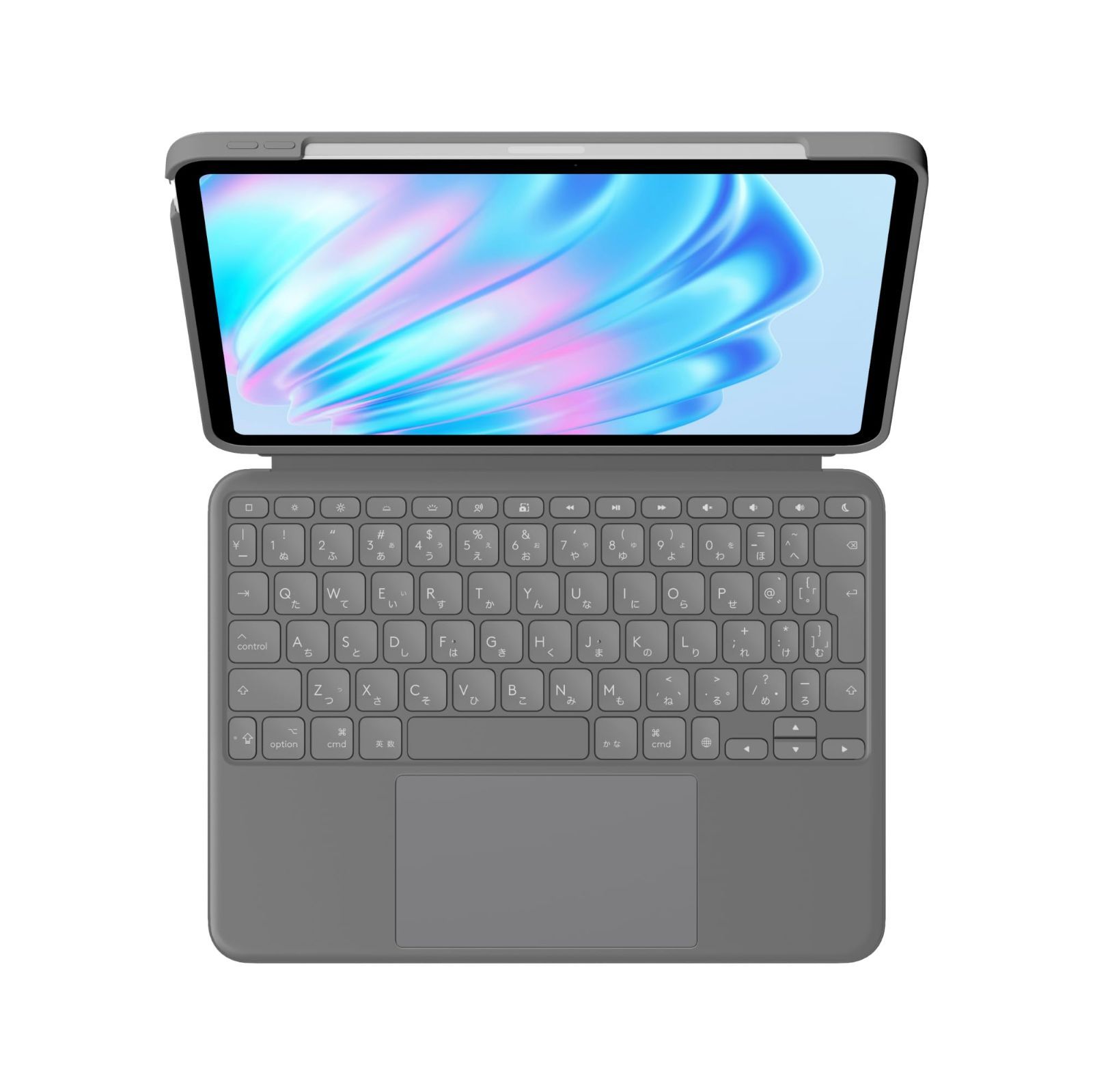 【在庫セール】ケース キーボード付き 軽量 iK1178GRA M2 日本語配列 11インチ キーボード air スマートコネクタ iPad Touch オックスフォードグレー Combo 国内正規品 ロジクール