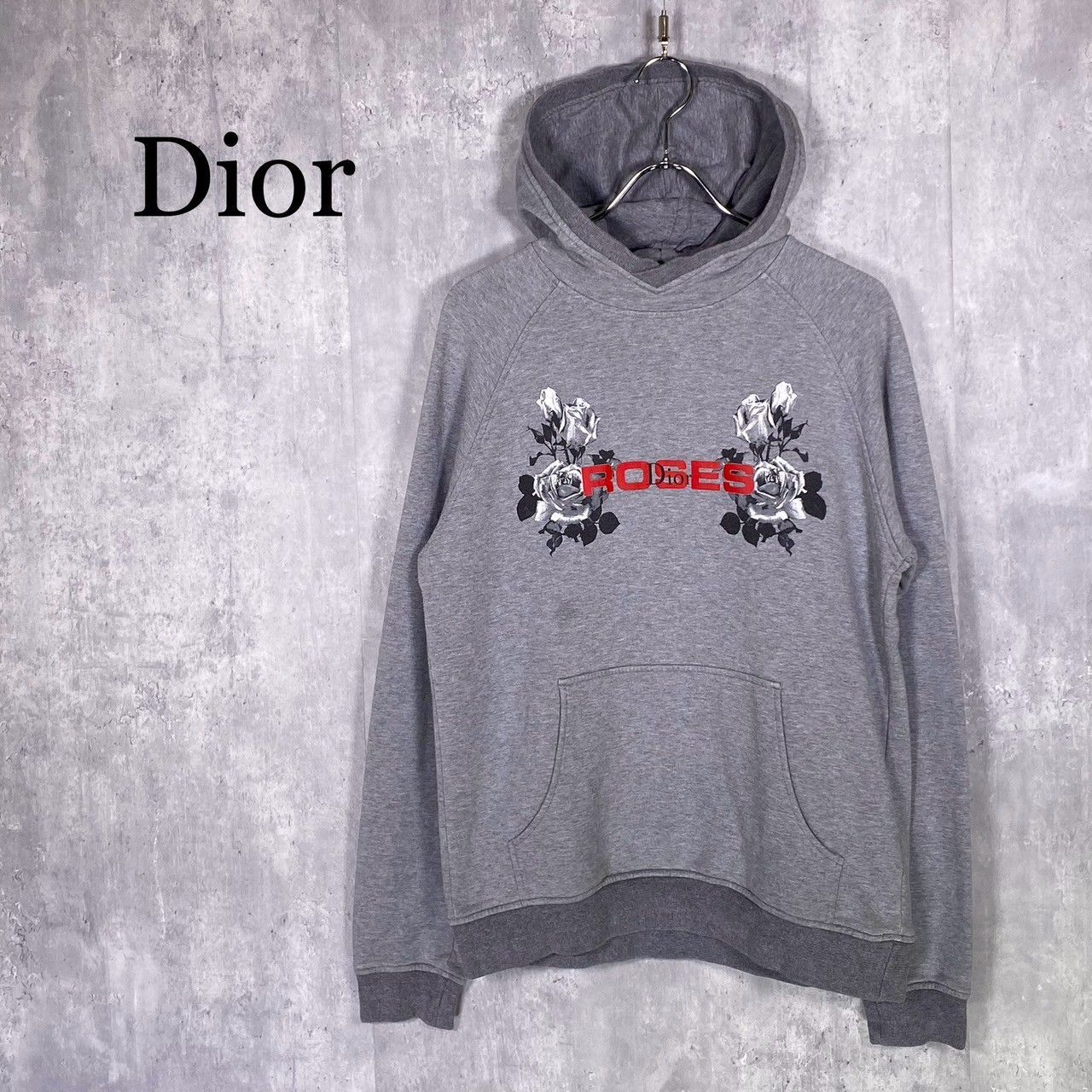 Dior』ディオール (L) ローズプリント プルオーバーパーカー - メルカリ