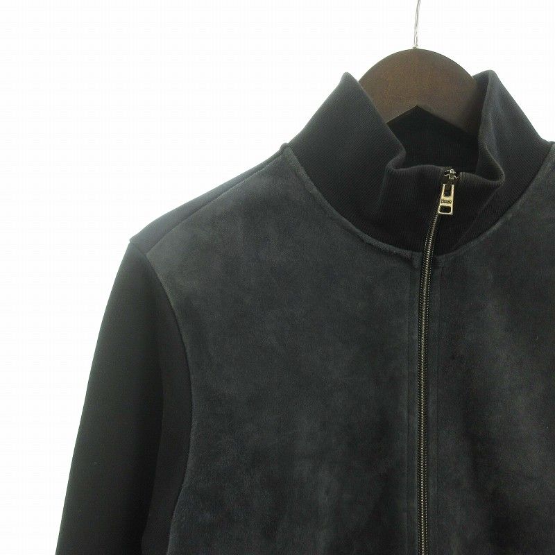 ヘルノ HERNO Resort ジップアップジャケット ゴートレザー スエード