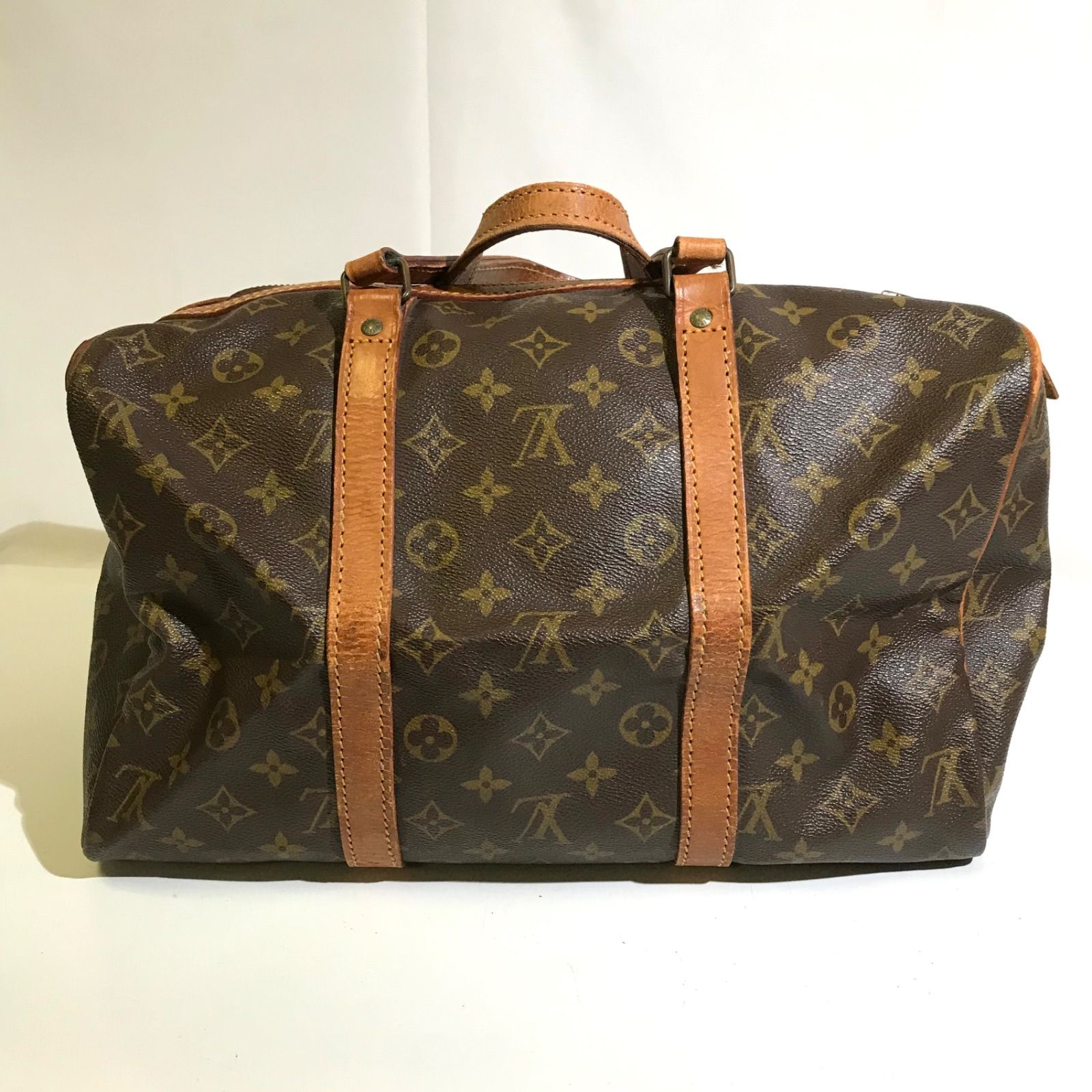 LOUIS VUITTON ルイヴィトン  サック・スープル35 ボストンバッグ モノグラム レディース バッグ ※破損あり