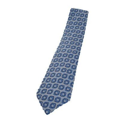 【中古】 超美品 エルメス HERMES ネクタイ ライトブルー シルク 100% メンズ 08V834