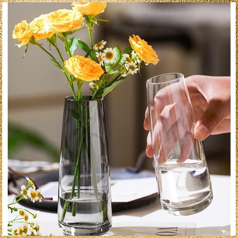 限定商品】ホワイト ZYVAHEHP 花瓶 ガラス 花瓶 おしゃれ 一輪挿し 北欧 花器 花瓶 小さい 装飾家の装飾 可愛い ホワイト 15CM -  メルカリ