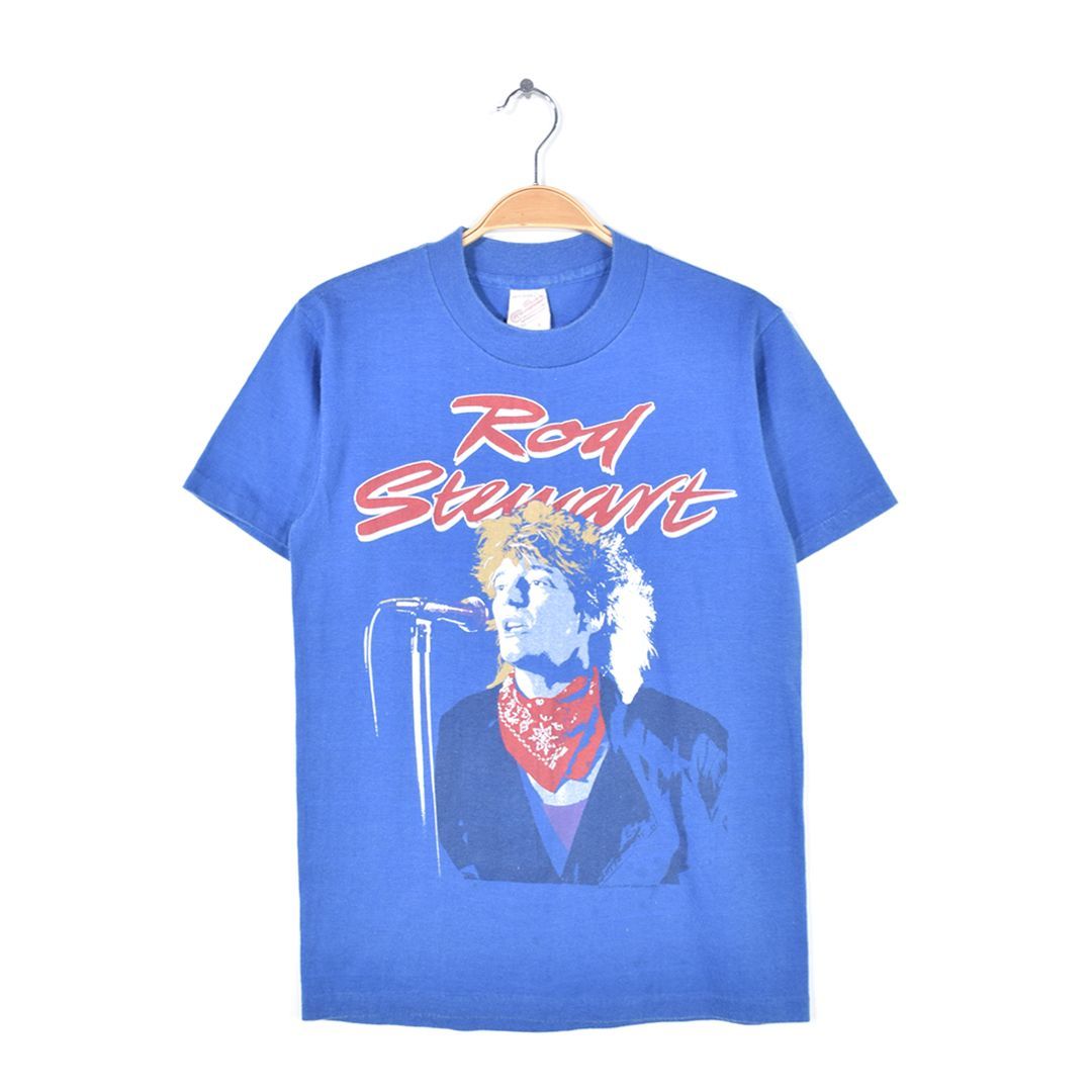 80s ロッドスチュワート TOUR '84 ヴィンテージTシャツ バンドTシャツ ROD STEWART サイズM 古着 @AAA1524 -  メルカリ