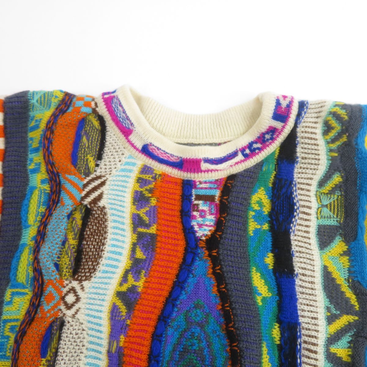 COOGI クージー 3D ニットセーター 肩パッド付き Mサイズ ※中古
