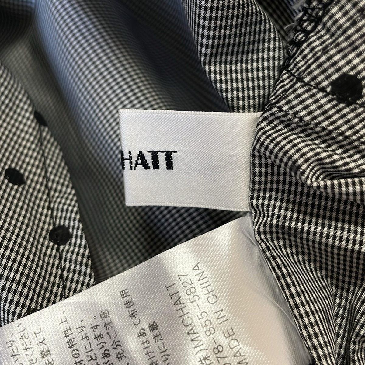 MACHATT(マチャット) ブルゾン サイズF レディース美品  - グレー×黒 長袖/ドット柄/秋/春 MACHATT(マチャット) ブルゾン サイズF レディース美品 - グレー