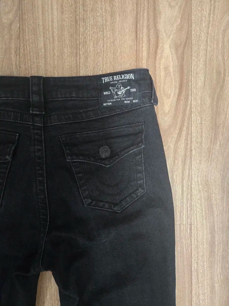 本当 リルジョン レディースデニムパンツ ブラックジーンズ