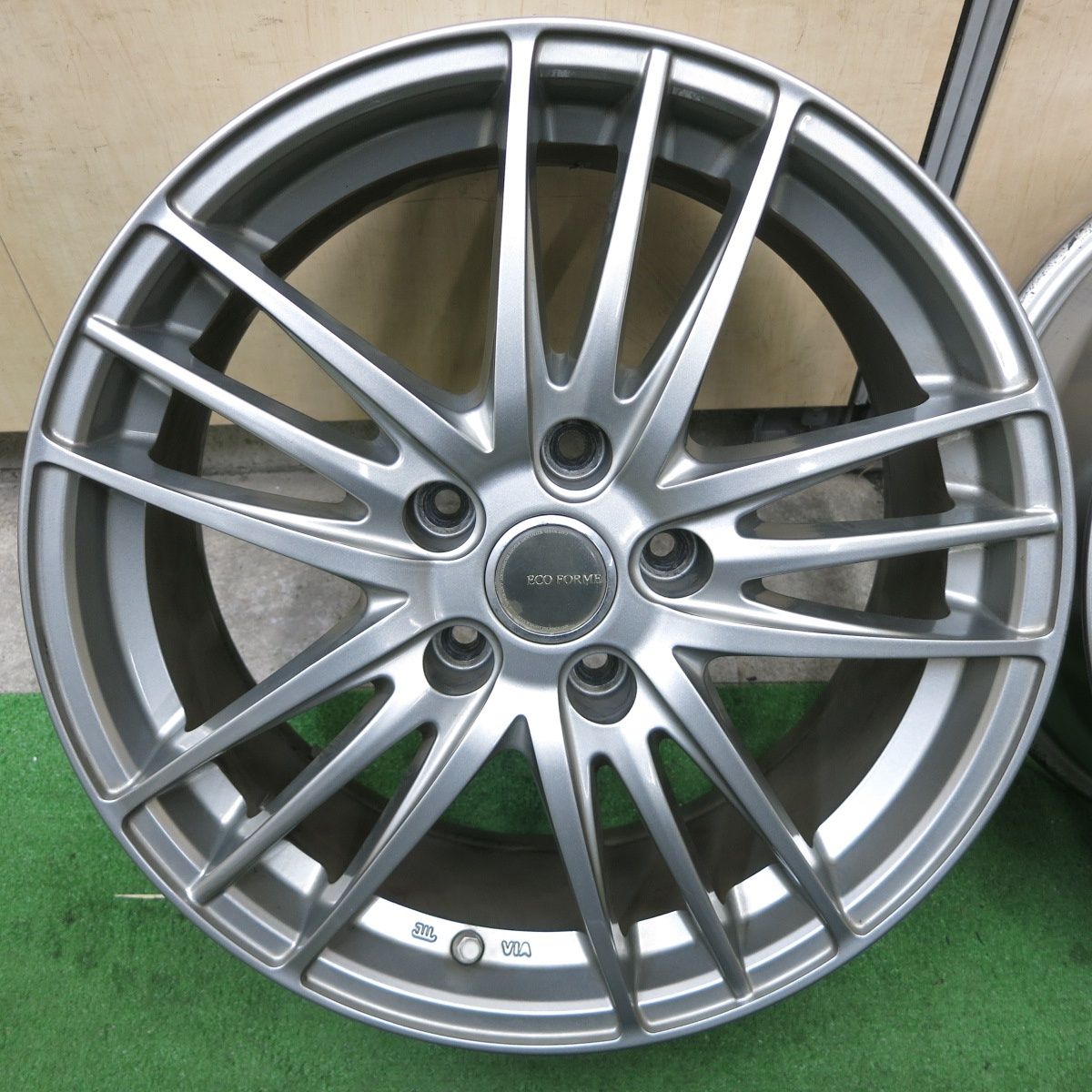 キレイ センサー付 ECO FORME ブリヂストン製 17インチ ホイール エコフォルム 17×7J PCD114.3 5H 5091302ナホ