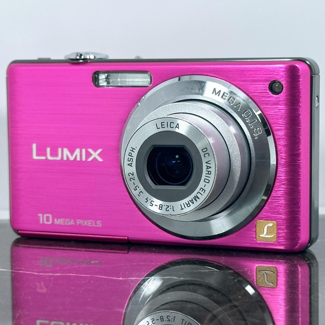 美品】Panasonic LUMIX DMC-FS7 ピンク - メルカリ
