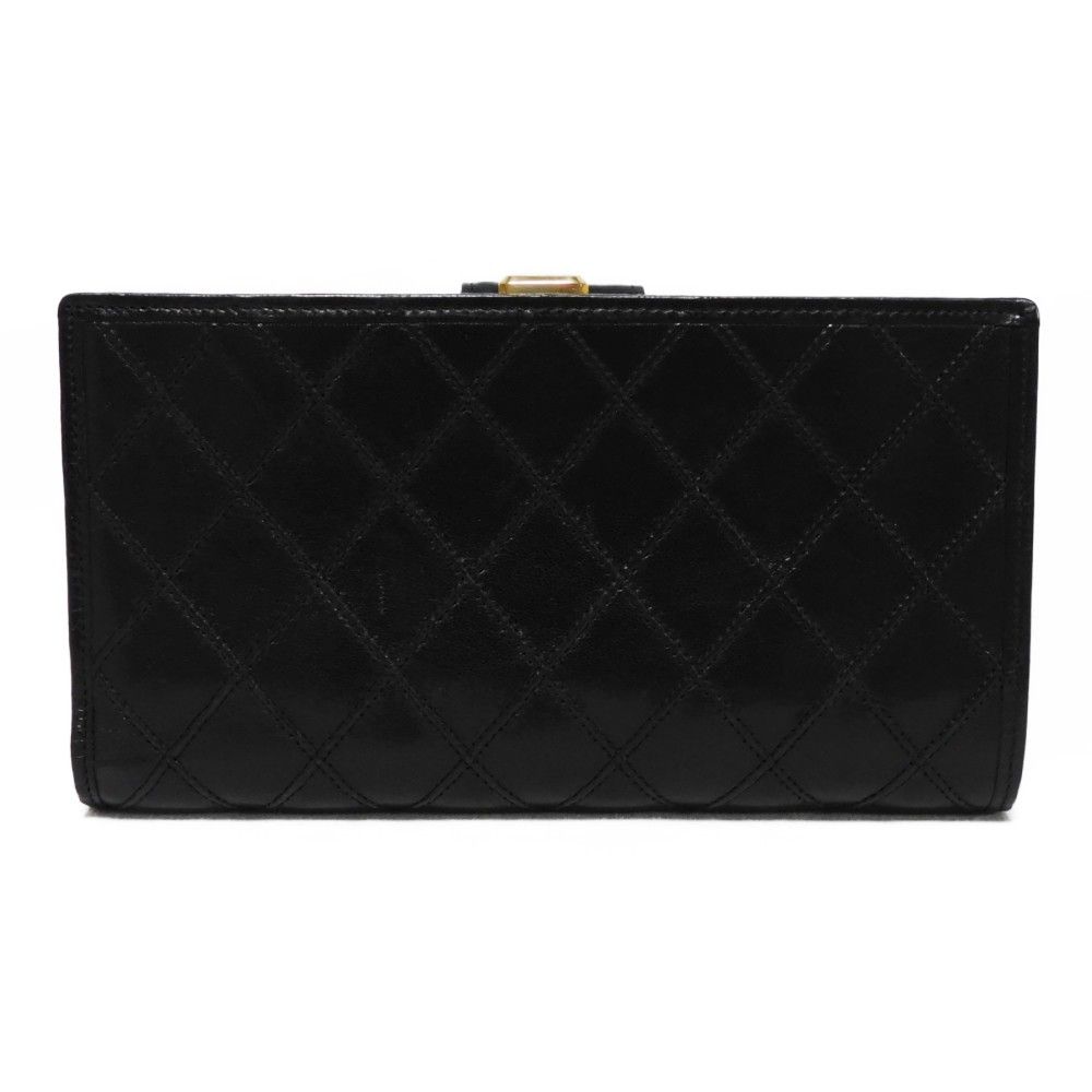 CHANEL シャネル ビコローレ ロング フラップ ウォレット ココマーク