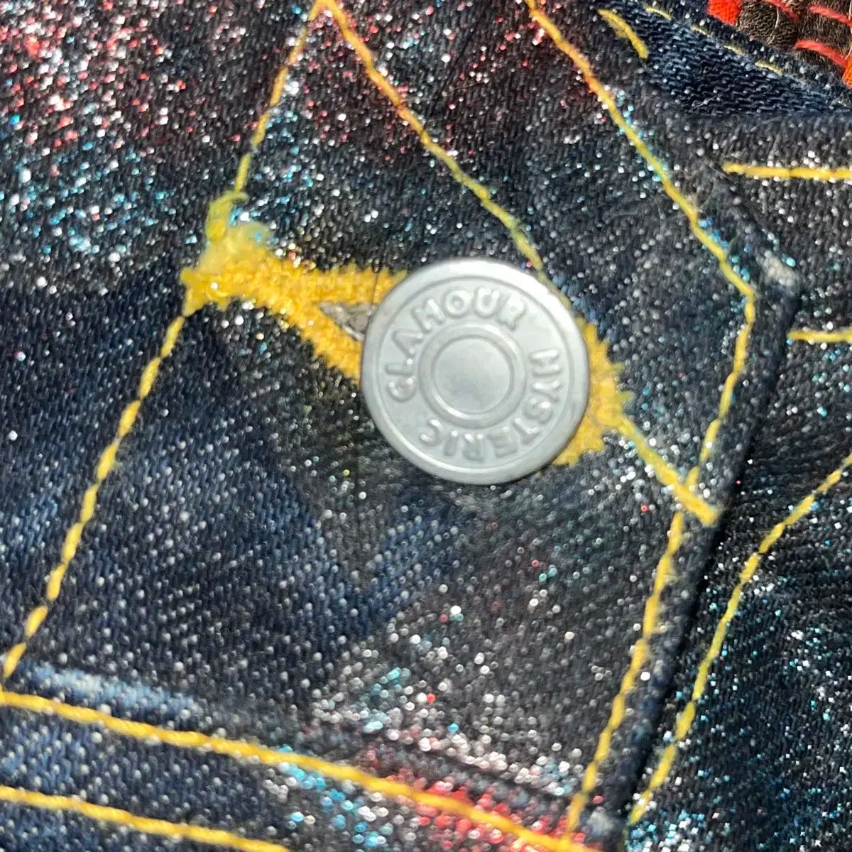  HYSTERIC GLAMOUR ヒステリックグラマー デニム トップス 半袖(Tシャツ) Tシャツ カットソー