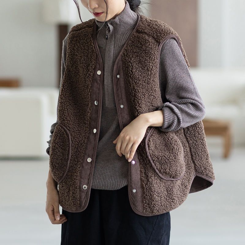 ゆったりフリー❗clsssica婦人ふわふわモコモコ軽暖あったかベストです❗ ゆったりフリー❗clsssica婦人ふわふわモコモコ軽暖あったかベストです❗