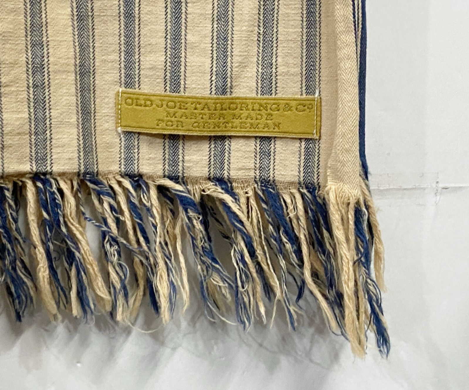OLD JOE オールドジョー ストライプ フリンジ ストール - メルカリ