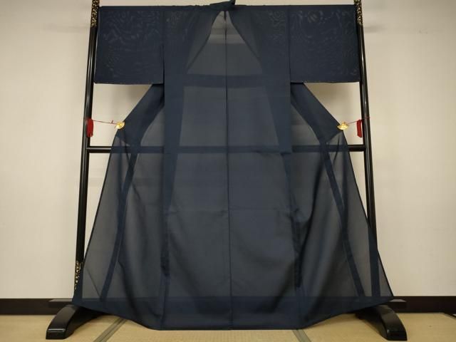 平和屋着物＊夏物 色無地 絽 褐返色 正絹 逸品 未使用