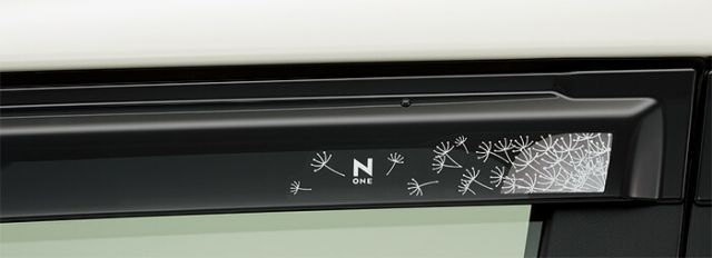 HONDA ホンダ NONE N-ONE エヌワン ホンダ純正 デカール ドアバイザー フラフ 2015.7～次モデル