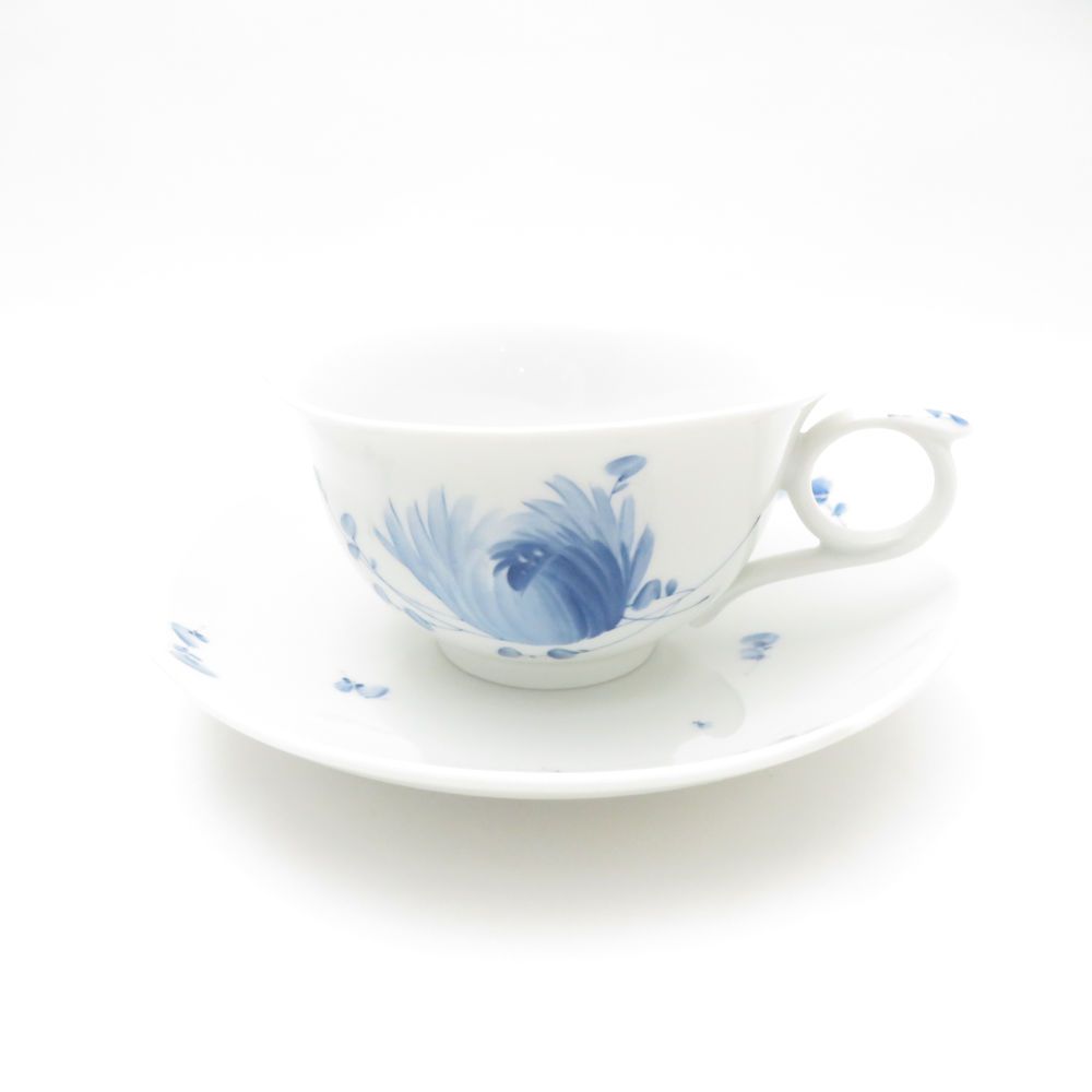 MEISSEN マイセン 青い花 ティーカップ＆ソーサー ブルー フラワー SC9045G1
