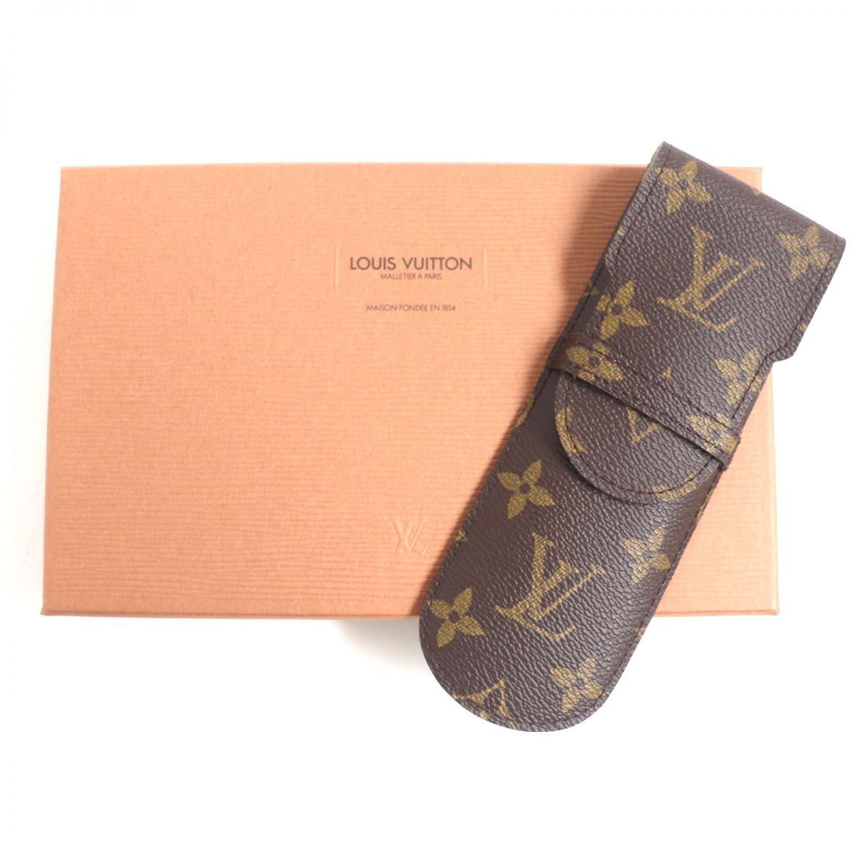 極美品✨LOUIS VUITTON ペンケース トゥルース デニム ブルー 金具-