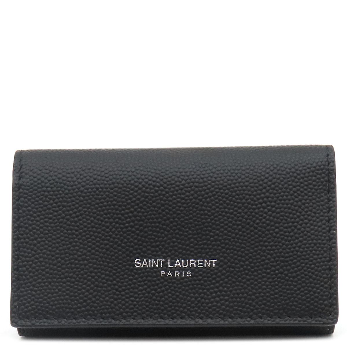 サンローラン SAINT LAURENT キーケース ロゴ レザー ブラック