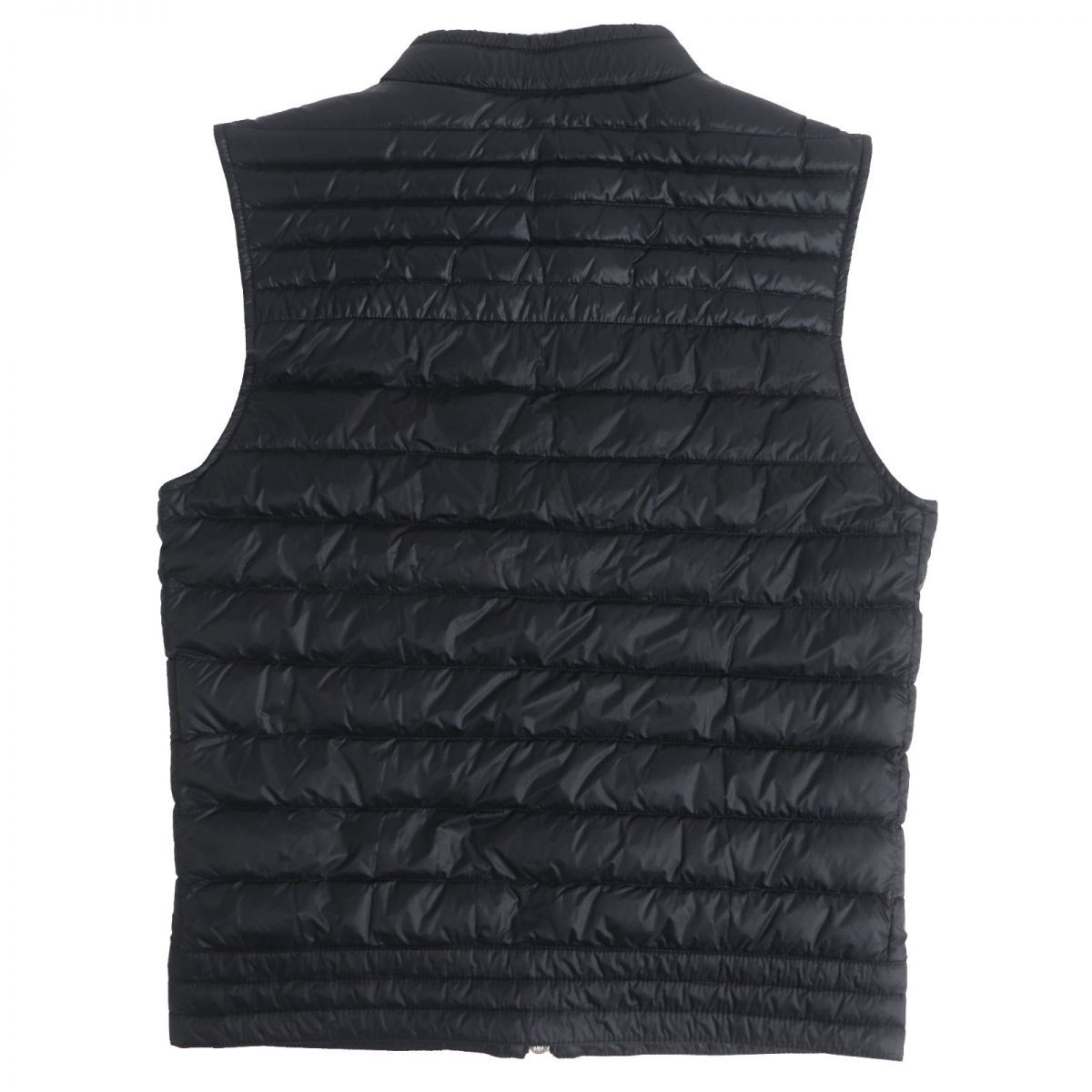 美品□2019年製 MONCLER/モンクレール GIR GILET ロゴワッペン WZIP 