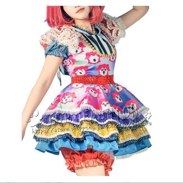 ラブライブ! サンシャイン!!黒澤ルビィ AAO 打歌服 コスプレ衣装 ウィッグ 靴 道具別売り