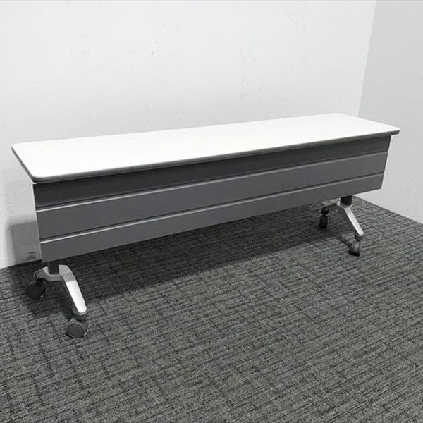会議テーブル フラップ式 幕板付 W1800 コクヨ ホワイト