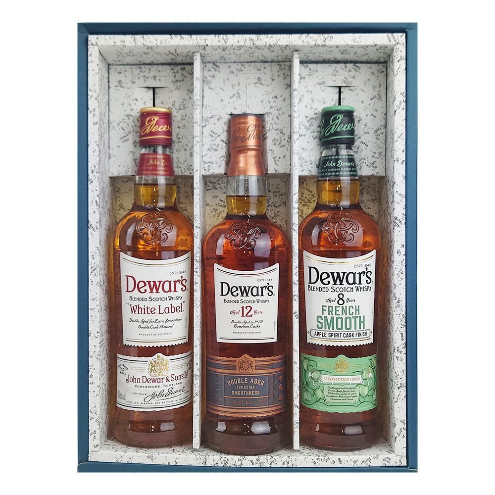 ウイスキー デュワーズ 8年 ユニークカスクシリーズ 3本セット ブレン