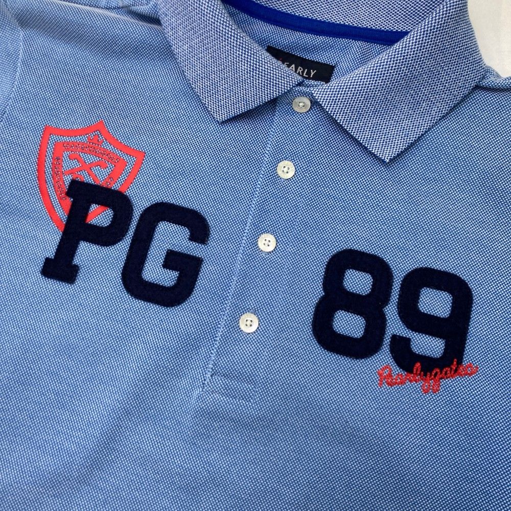 新品 PEARLY GATES 吸水速乾 ポロシャツ (4サイズ) Ⓗ サイズ：4 PEARLY GATES パーリーゲイツ 半袖ポロシャツ ブルー