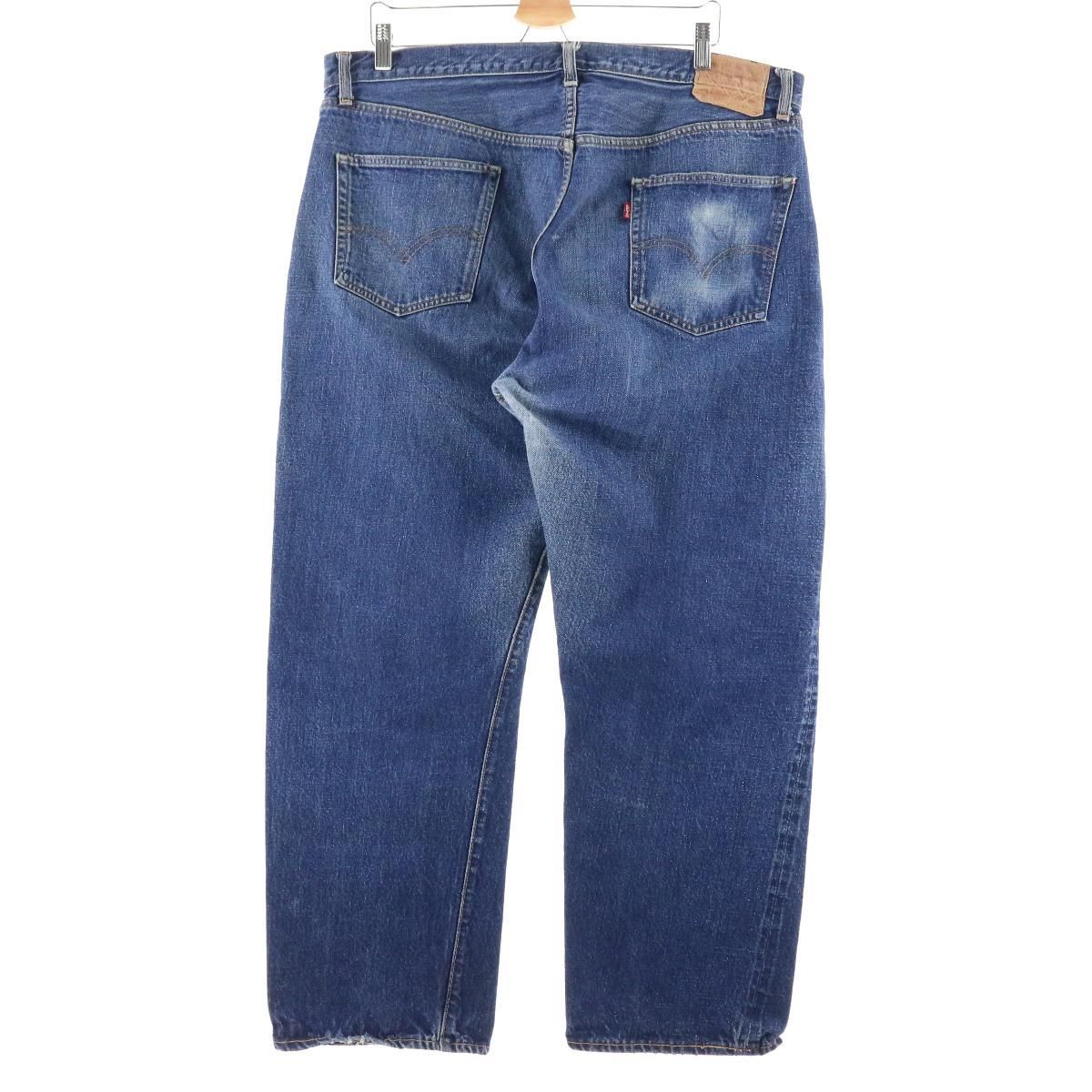 古着 縦落ち ヒゲ 色落ち良好 60年代 リーバイス Levi's 501 BIG E