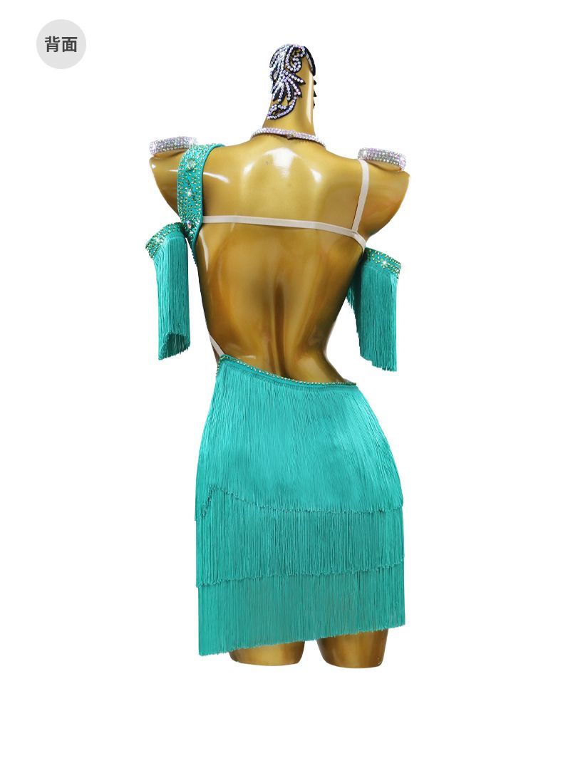 アジャイルな ♥ 2025 感 社交ダンス ドレス レディース 競技用 舞台衣装 ステージ 演出服 パーティー 発表会 ラテン サンバ ルンバ チャチャ ワルツ タンゴ ダンスウェア P-5 最終値引