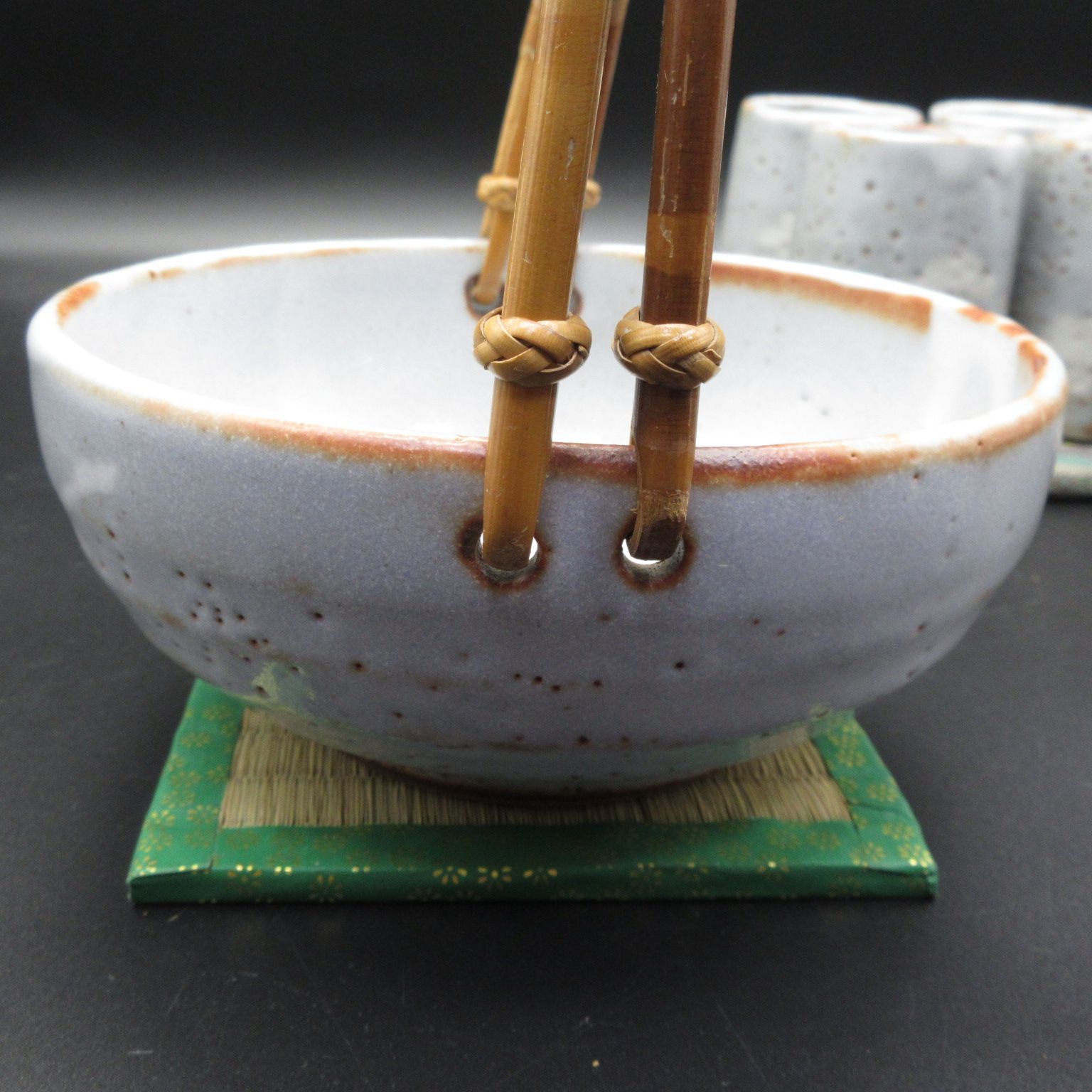 あられH様専用】陶器 美濃焼 秀泉窯 鼠志野 志野 菓子鉢 長湯呑 - メルカリ