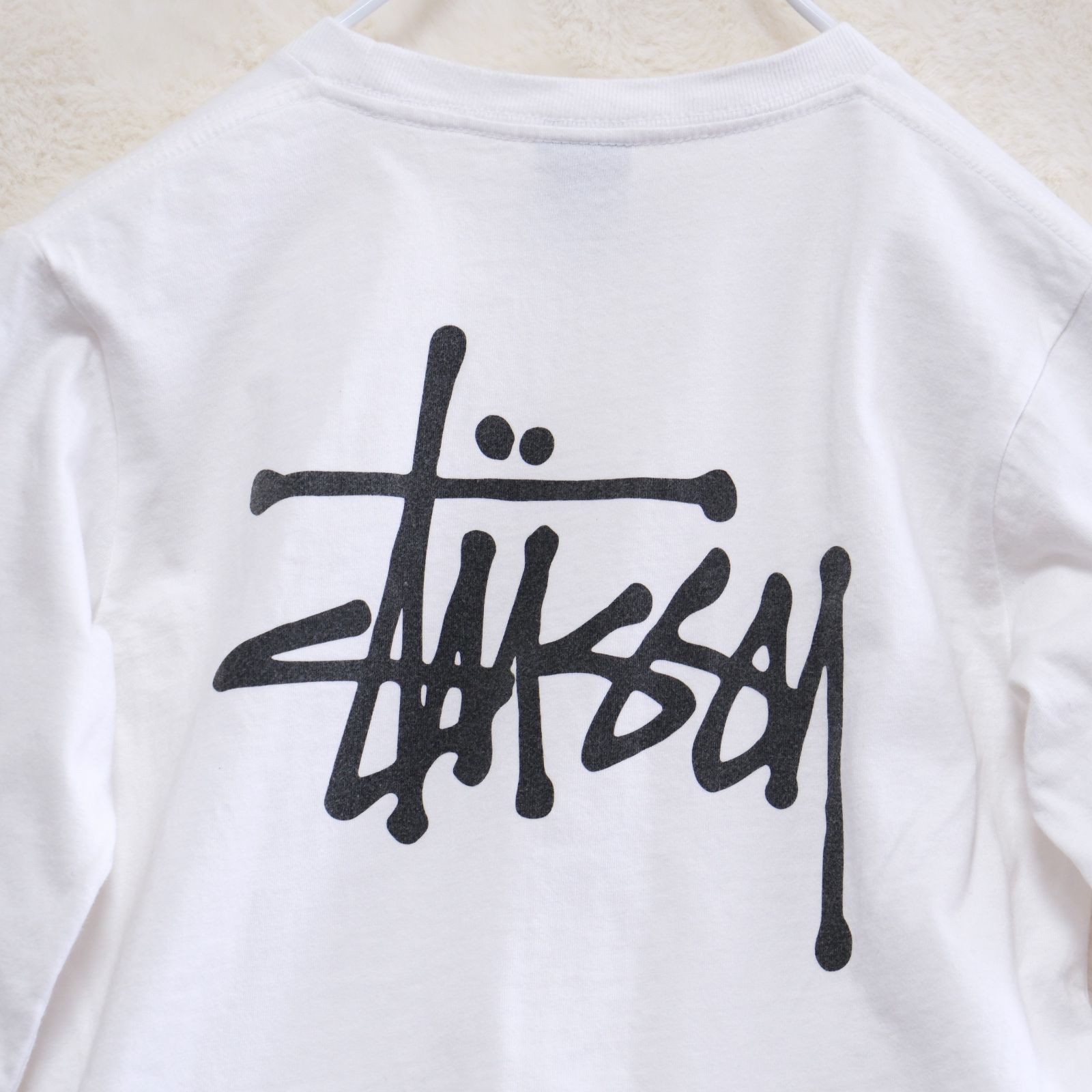 Stussy 子供写真プリント 長袖カットソー【激レア】 Stussy 子供写真プリント 長袖カットソー【激レア】 中古・古着