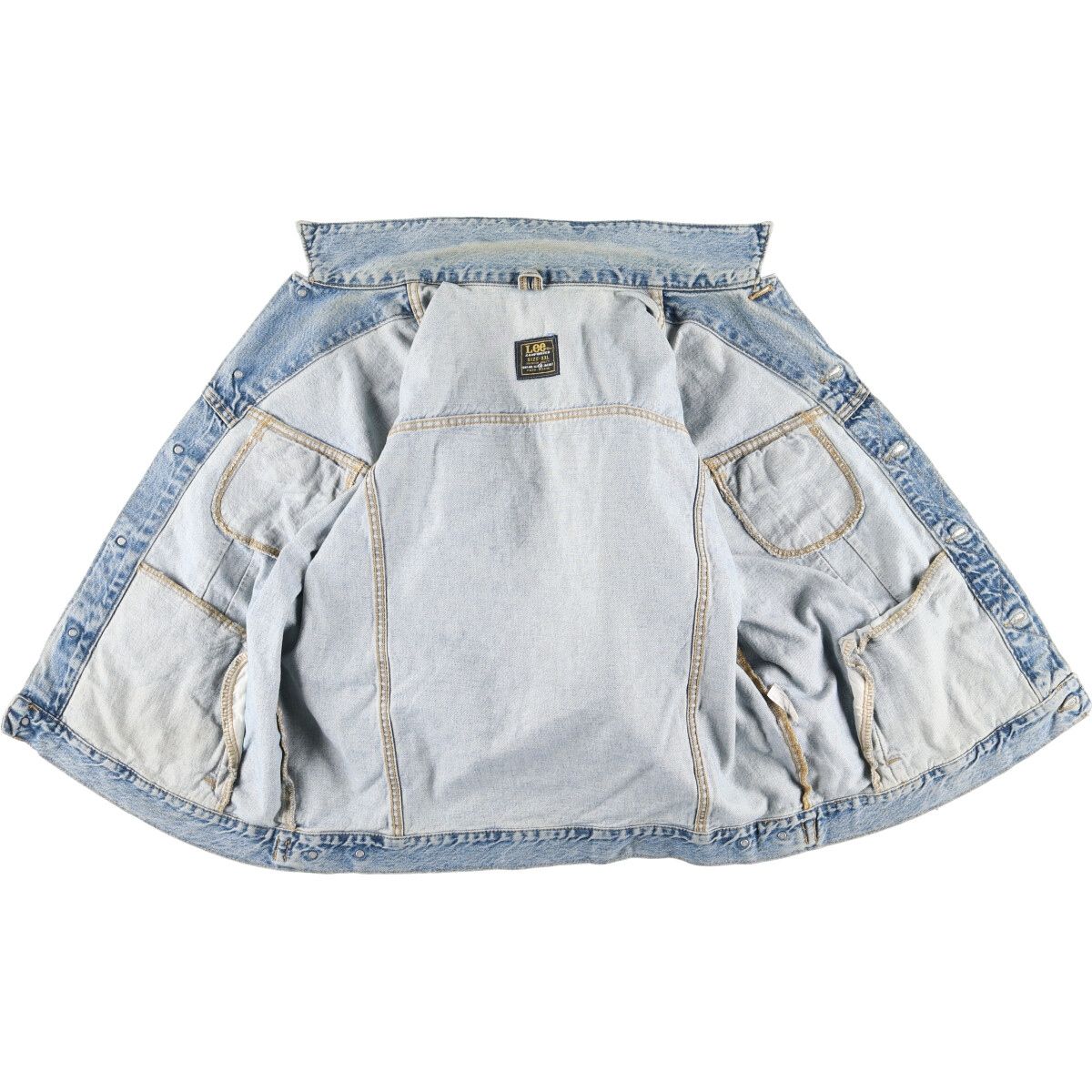 Lee Sanforized デニムジャケット RARE Sm. Vintage Lee Sanforized Jean Jacket 1960s 70s w