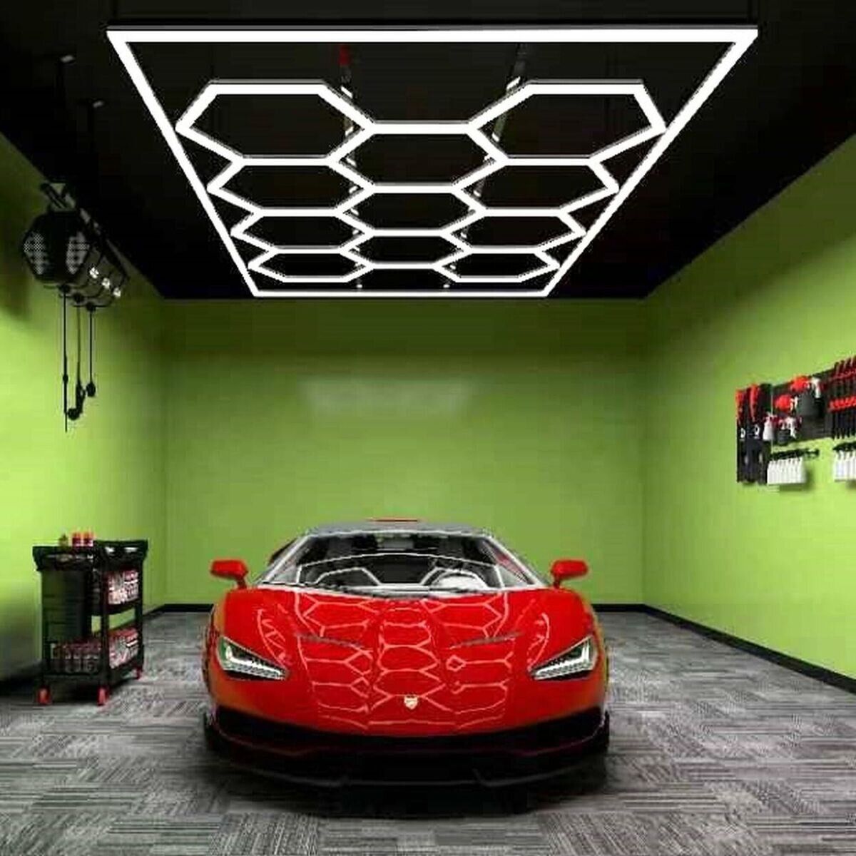 NEWGALE LED ハニカムライト ガレージライト ct66229