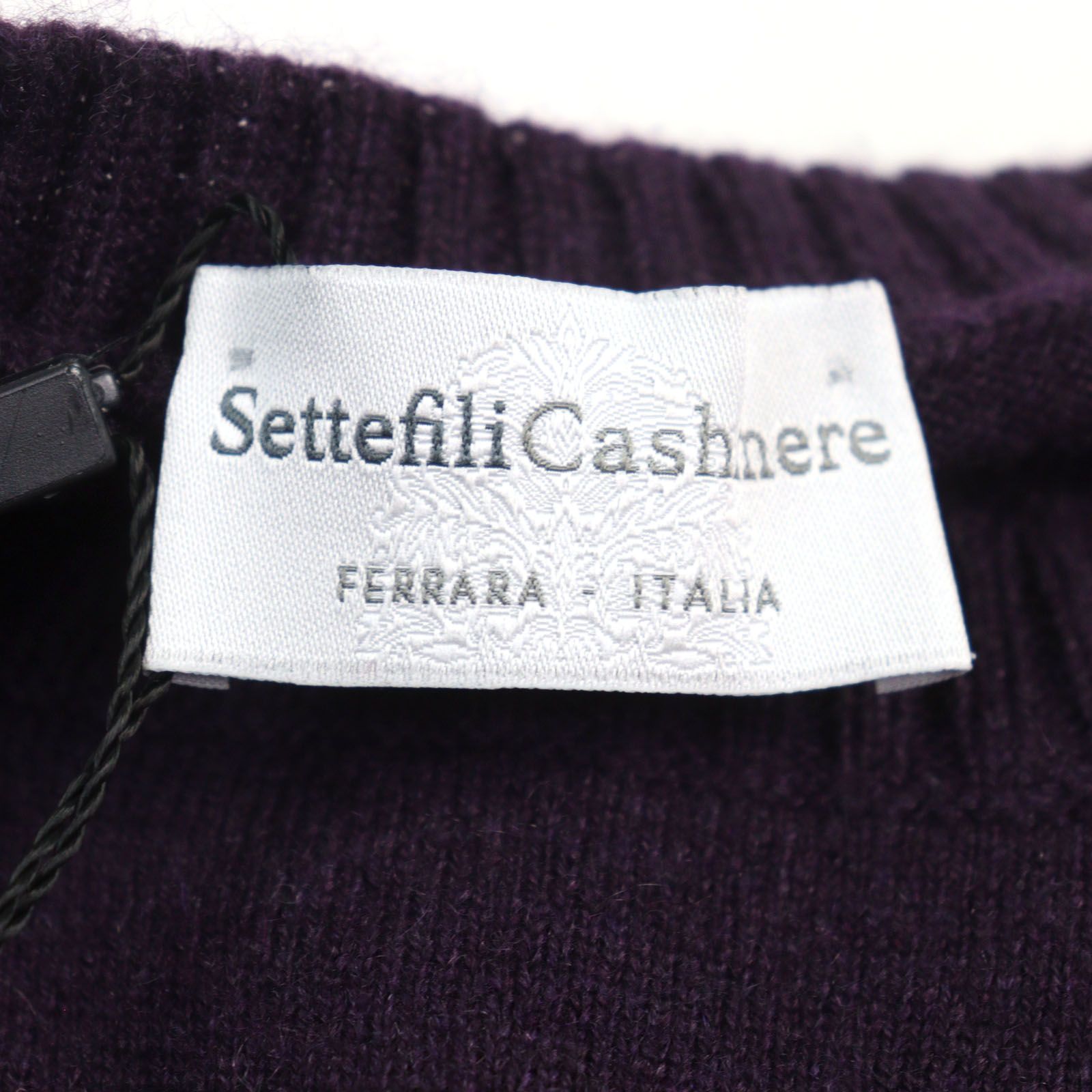 【新品未使用】セッテフィーリカシミヤ コットン100% 48 未使用品○Settefili Cashmere セッテフィーリカシミア SF-09