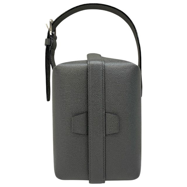 ヴァレクストラ F 0V N539097 トリックトラック レザー ハンドバッグ レザー ソフトカーフスキン グレー Valextra 安心品質 レディース メンズ ユニセックス ブランドバッグ 感 ミニバッグ おしゃれ シンプル