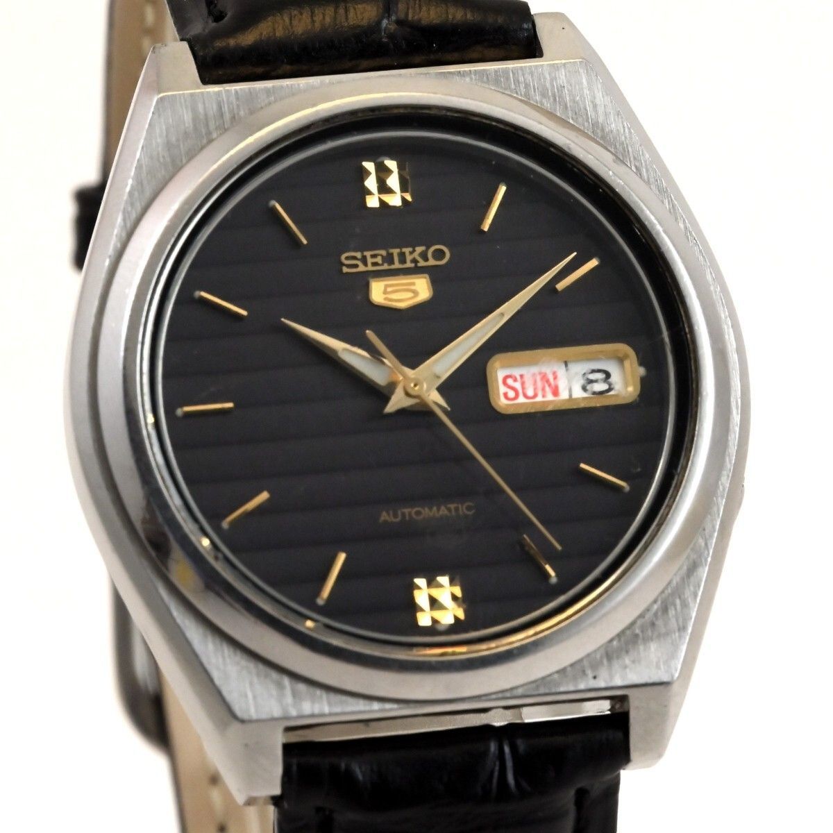 SEIKO セイコー 5 自動巻 Automatic Day/Date 21 石 Ref.7S26-01V0 Cal 