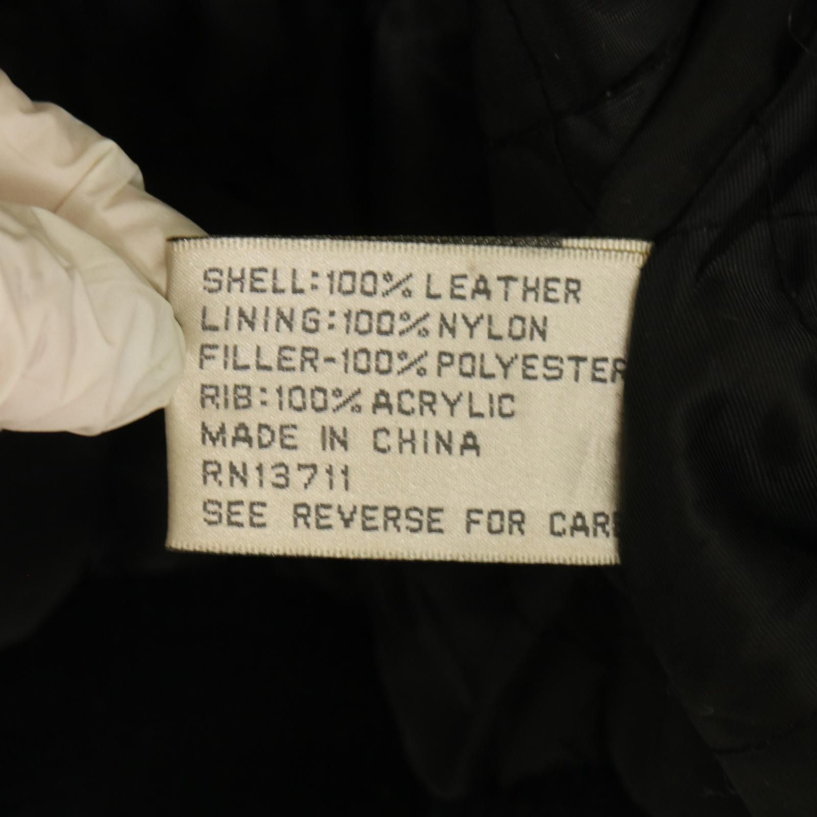 90年代 JOHN ASHFORD レザージャケット ブラック (メンズ L) 中古 古着  