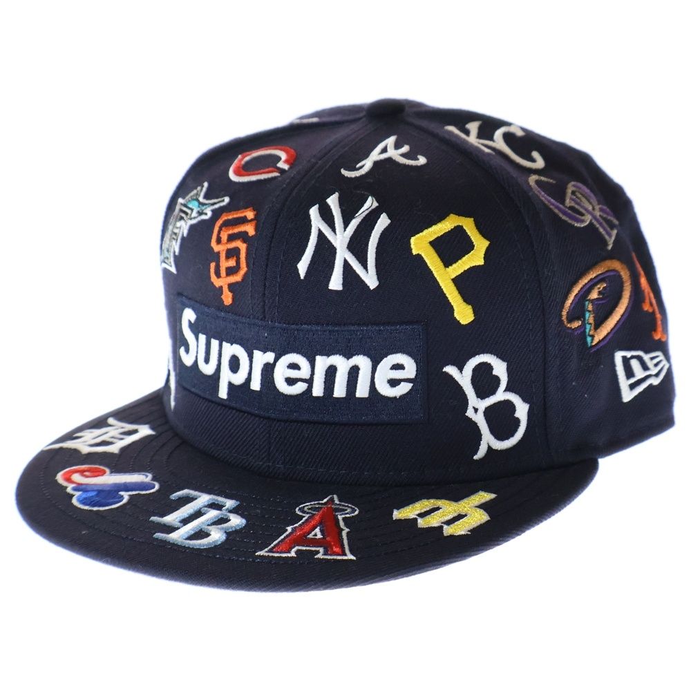 SUPREME シュプリーム 20SS ×NEW ERA MLB Box Logo Cap ニューエラ ボックスロゴ 6パネル ベースボールキャップ 帽子 ネイビー