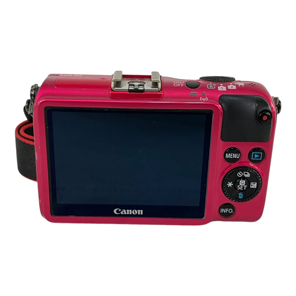 Canon EOS M2 DS126471 ミラーレス 一眼レフ EF-M 18-55mm F3.5-5.6 EF-M 22mm F2 STM ダブルレンズキット 中古 N9253510