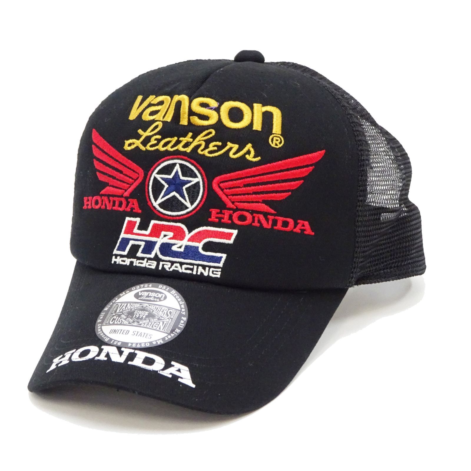バンソン ホンダ コラボ メッシュキャップ VANSON HONDA HRC
