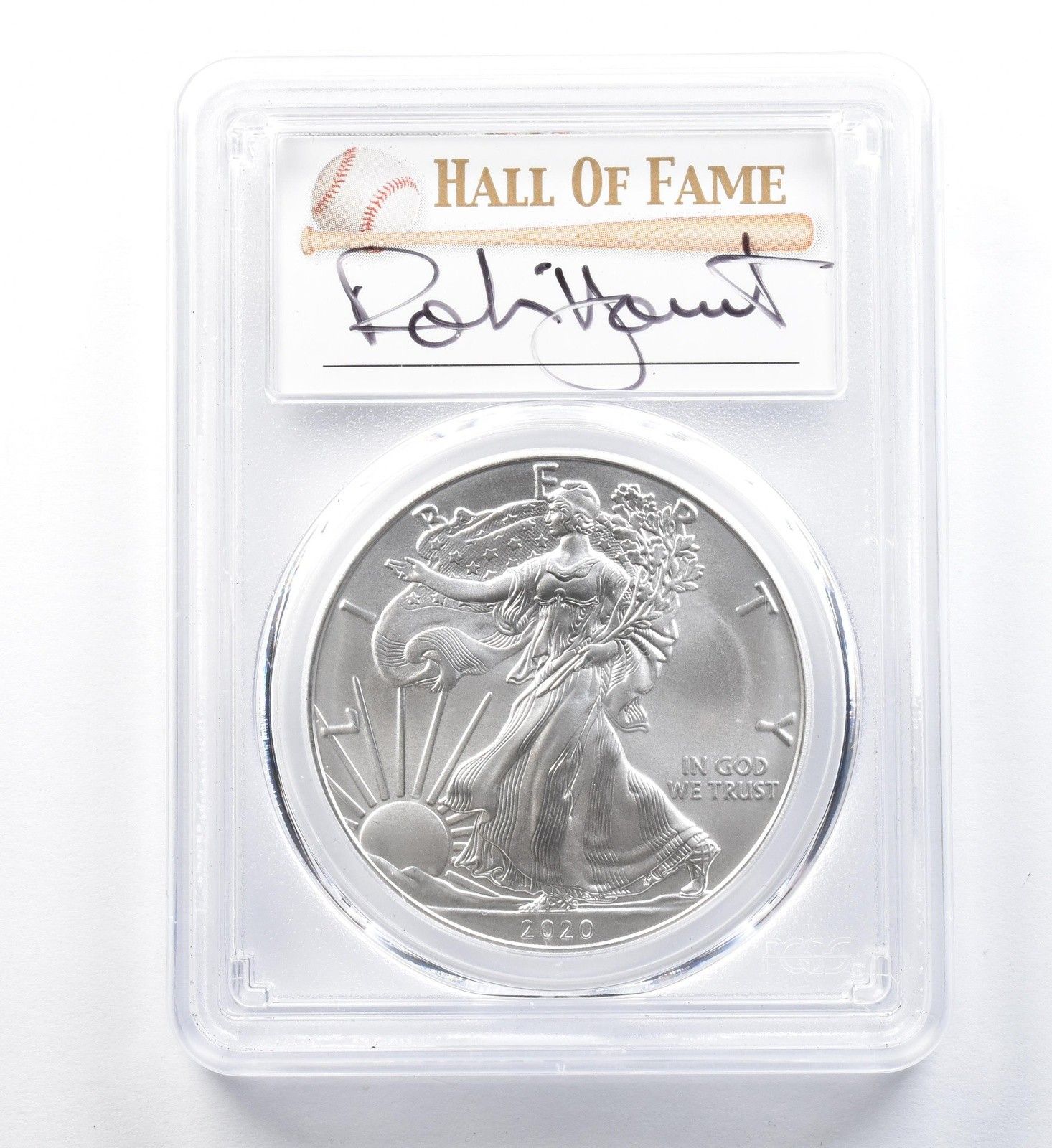 お得！アメリカン シルバー イーグル銀貨2020シルバーPCGS MS70 2020 (W) $1 Type 1 American Silver Eagle PCGS MS70 Biden