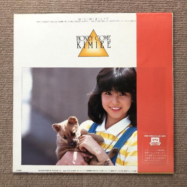 美盤 レア盤 水野きみこ Kimiko Mizuno 1982年 LPレコード は・じ・め