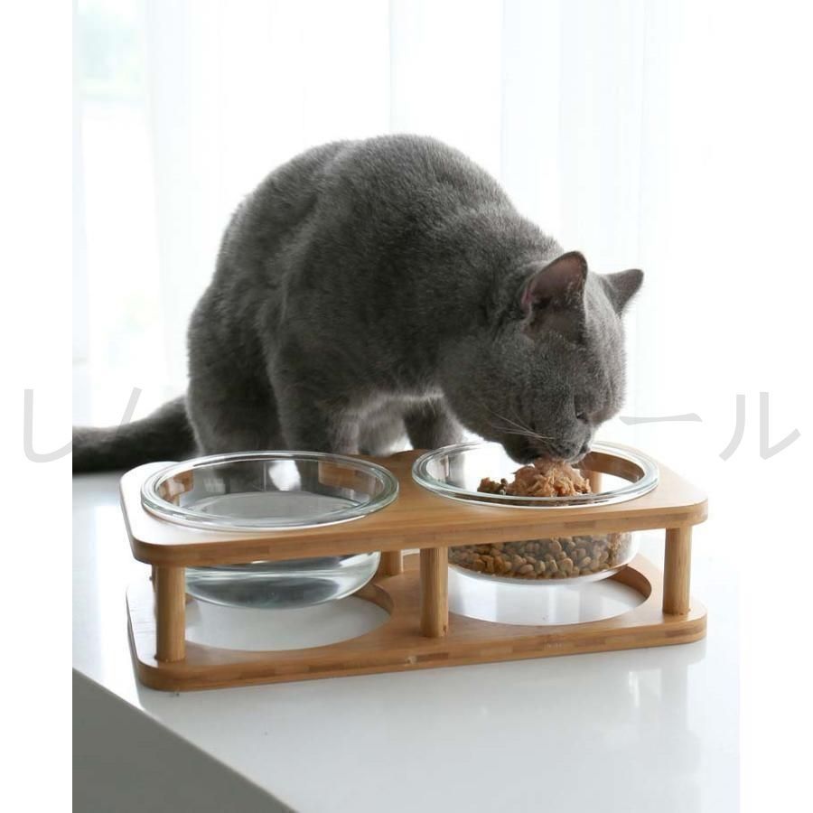 フードボウル 食器台 天然木 無垢材 猫 犬 餌皿 餌台 セラミック フードボウル 食器台 天然木 無垢材 猫 犬 餌皿 餌台 セラミック