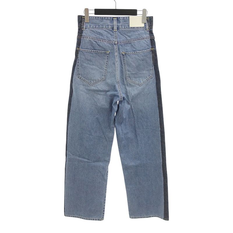 チノ/CINOH Hi-waist Wide Washed ワイド デニム パンツ