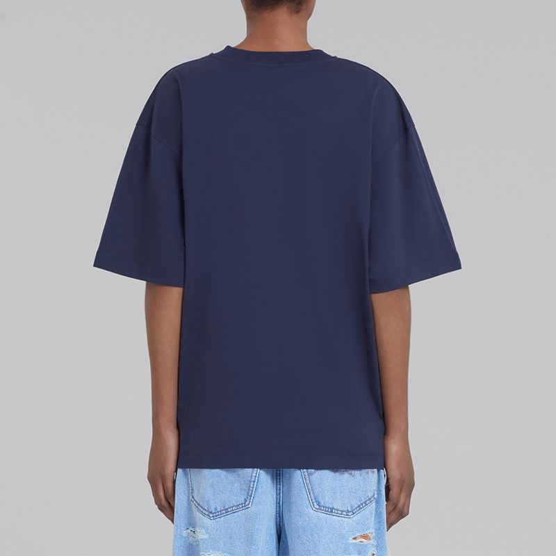 MARNI マルニ ロゴ入り オーガニックコットン Tシャツ