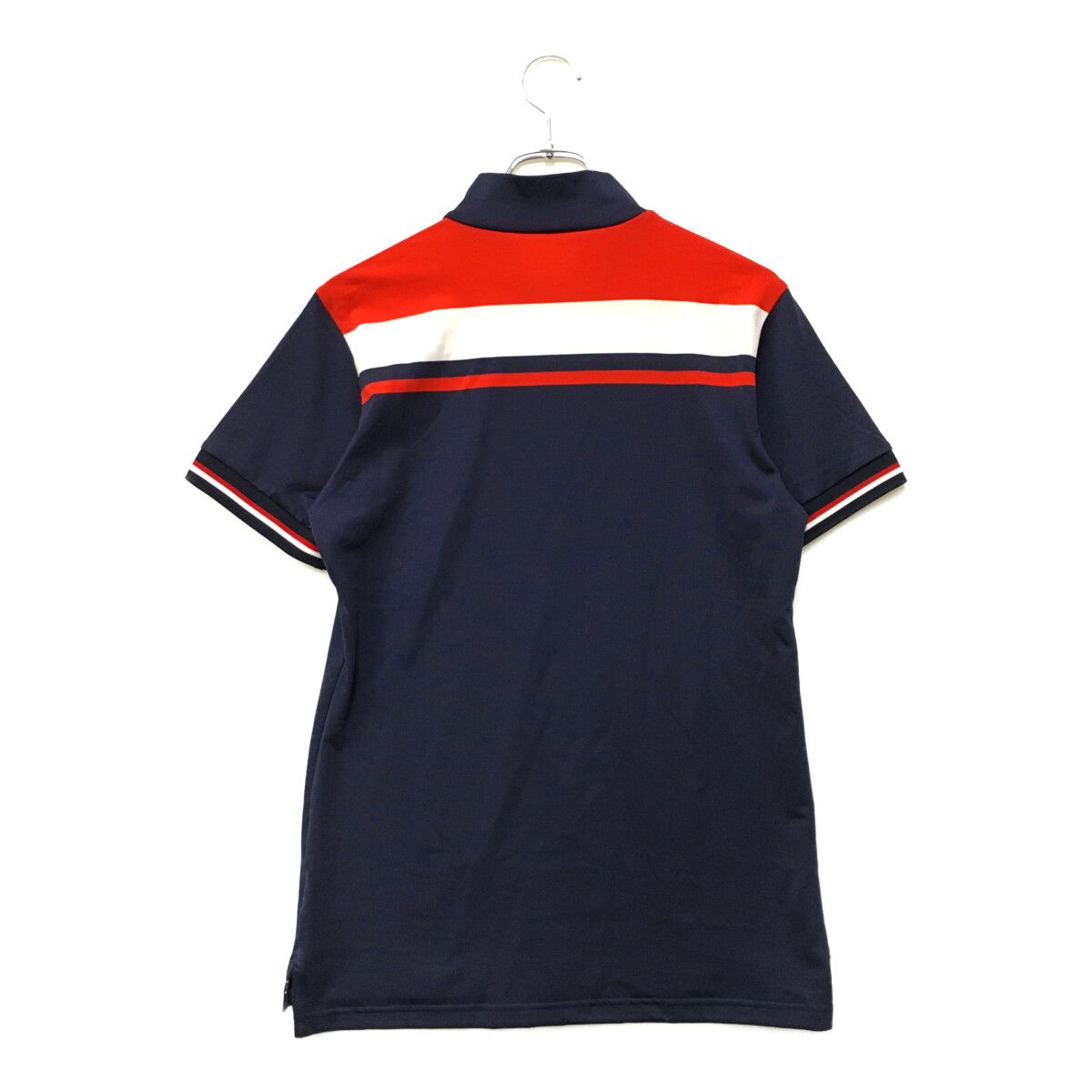 Admiral - coco 中古 アドミラルゴルフ Admiral Golf メンズ 半袖シャツ M 紺  ネイビー モックネック ストレッチ Admiral - coco 中古 アドミラルゴルフ Admiral Golf メンズ